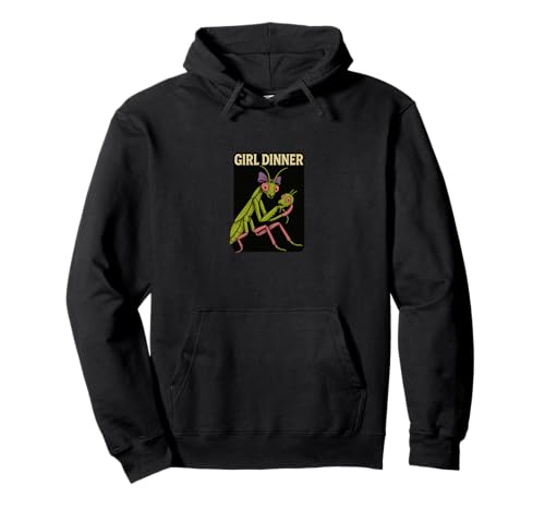 Mädchen Dinner Betende Mantis Lustig Pullover Hoodie von Cat Snugg