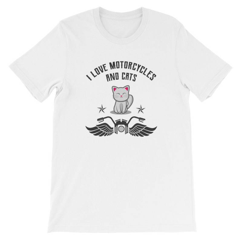 Ich Liebe Motorräder Und Katzen Shirt Süße Motor Katze von CatCatCatLife