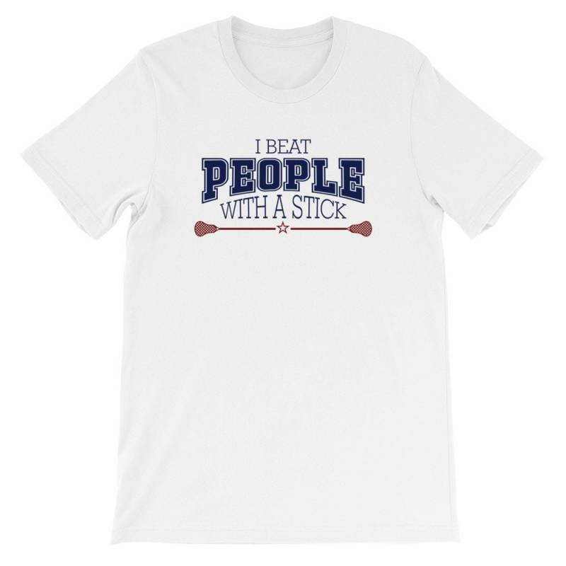 Menschen Mit Ein Stick Cool Lacrosse Shirt Zu Schlagen von CatCatCatLife