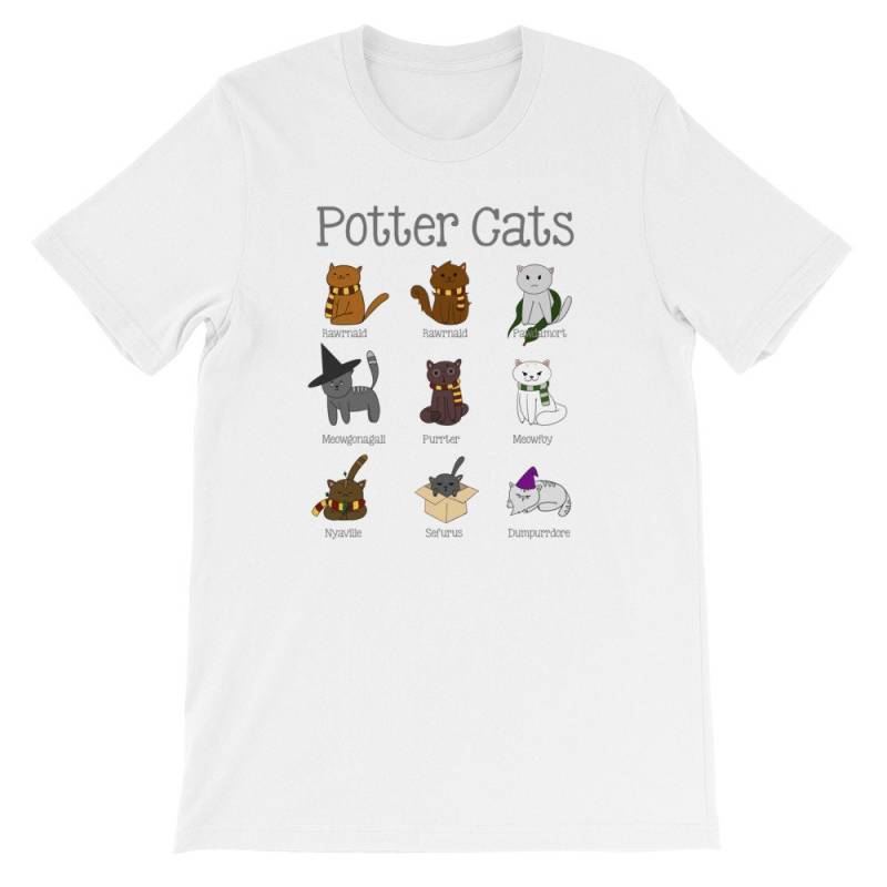 Potter-Katzen-Shirt-Katzenliebhaber-Shirt-Katze-Meme-Shirt-Katzen-Shirt von CatCatCatLife