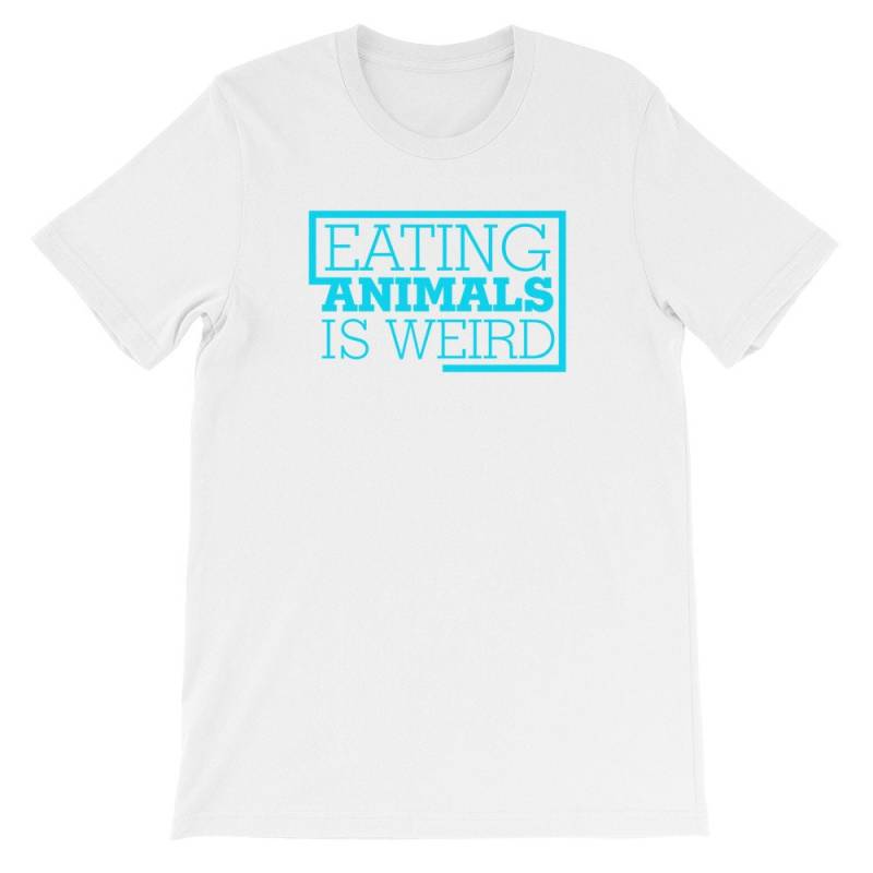 Tiere Zu Essen Ist Seltsam Shirt Lustige Vegan von CatCatCatLife