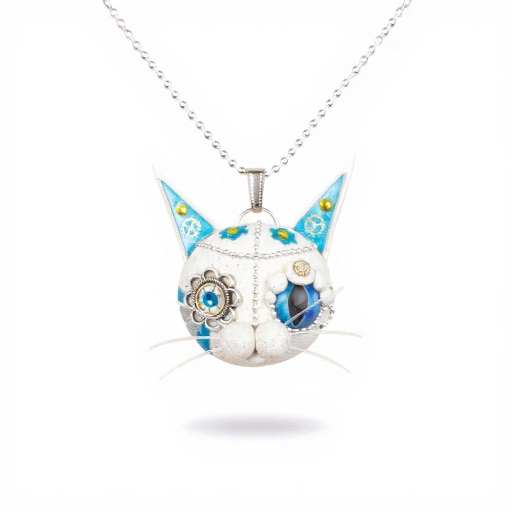 steampunk Katzen Anhänger Handgefertigter Fantasy Anhänger Für Katzenliebhaber steampunk Katzen Anhänger Handgefertigter Fantasy Anhänger Für Katzenliebhaber von CatLoversWorld