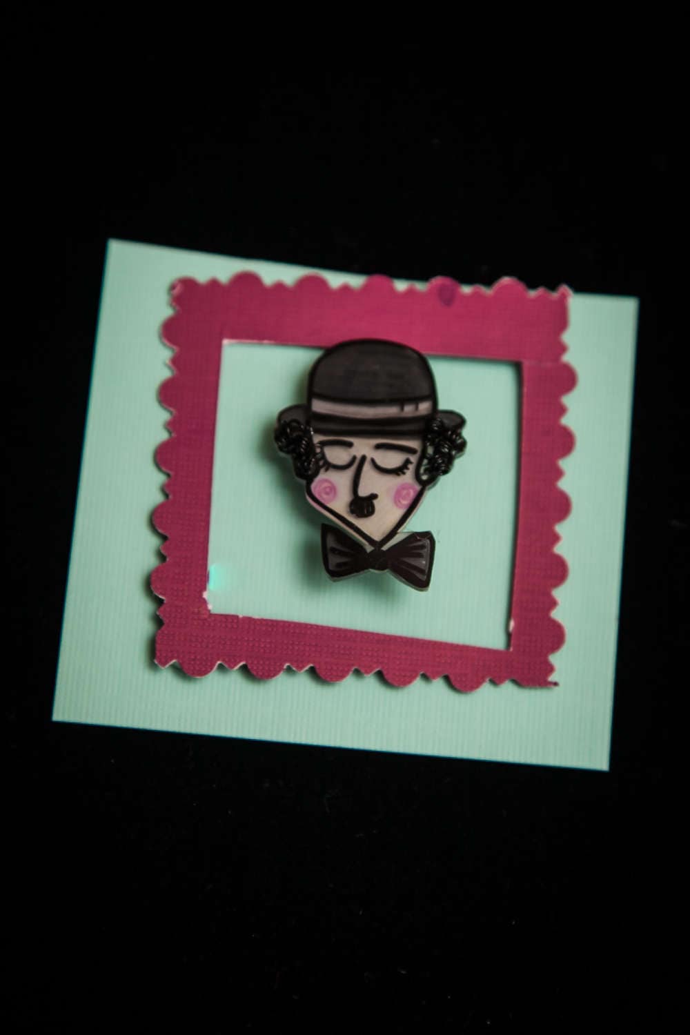 Charlie Chaplin-Brosche Charlie Chaplin-Brosche von CataSBArte