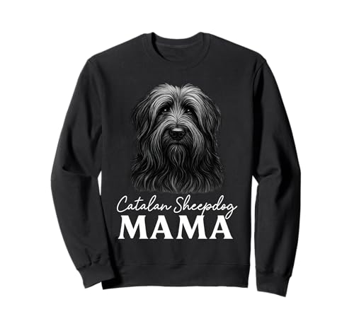 Katalanischer Schäferhund Mama Sweatshirt von Catalan Sheepdog Mom