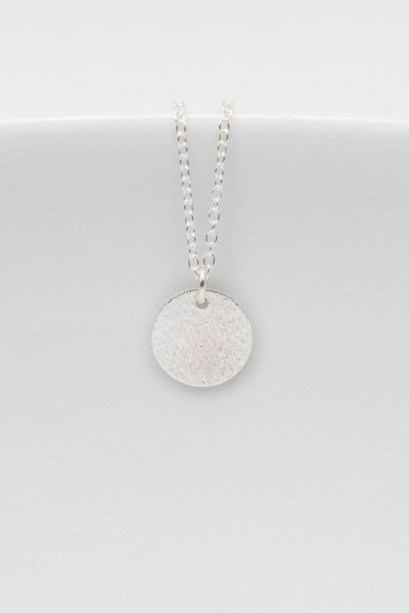 Kette Silber Plättchen, Halskette Minimalistisch von CataleaJewelry