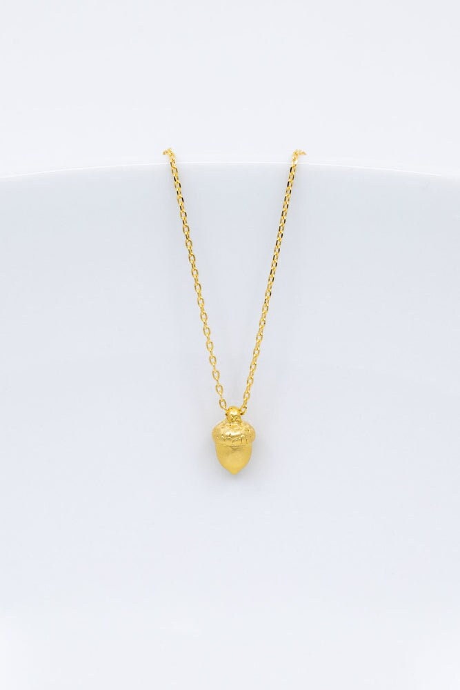 Kette Vergoldet Eichel von CataleaJewelry