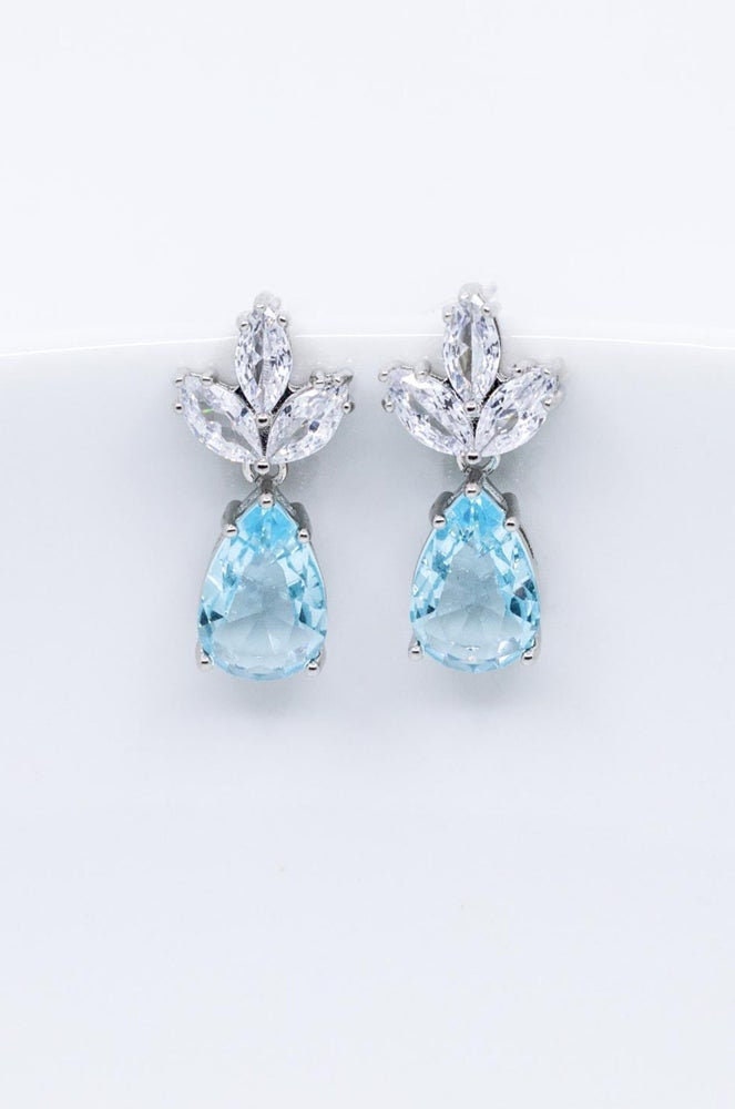 Ohrringe Silber Aquamarin von CataleaJewelry