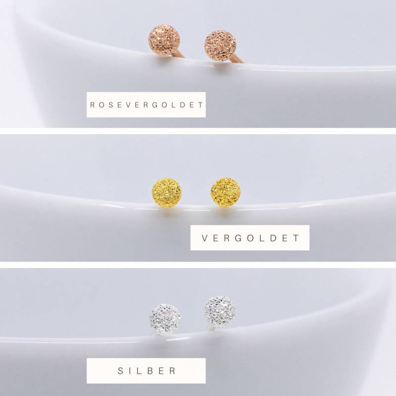 Ohrringe Silber Kugel // Ohrstecker Echt Kugelohrringe von CataleaJewelry