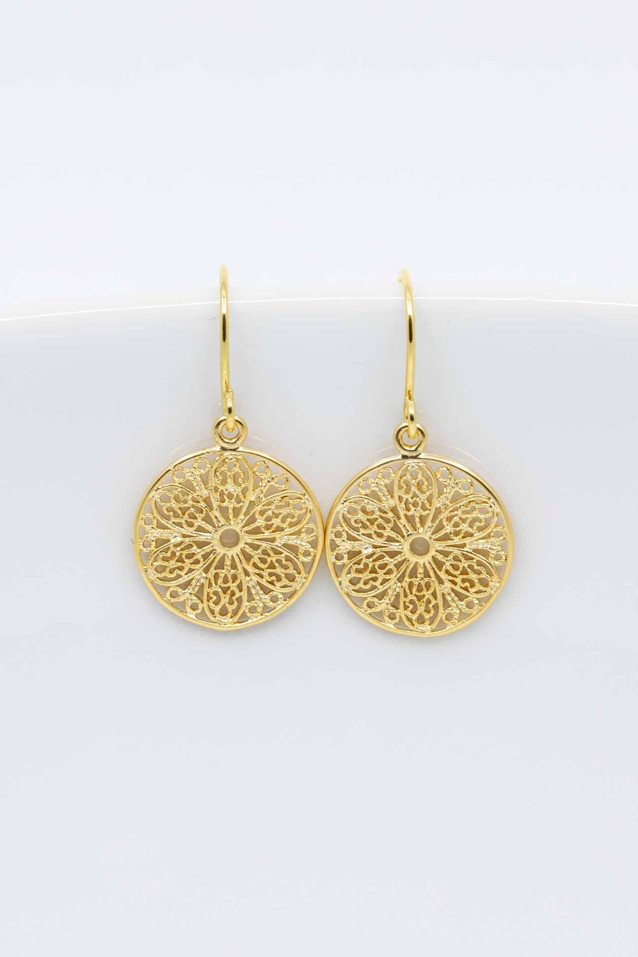 Ohrringe Vergoldet Boho Ornamente Klein Ohrringe Vergoldet Boho Ornamente Klein von CataleaJewelry