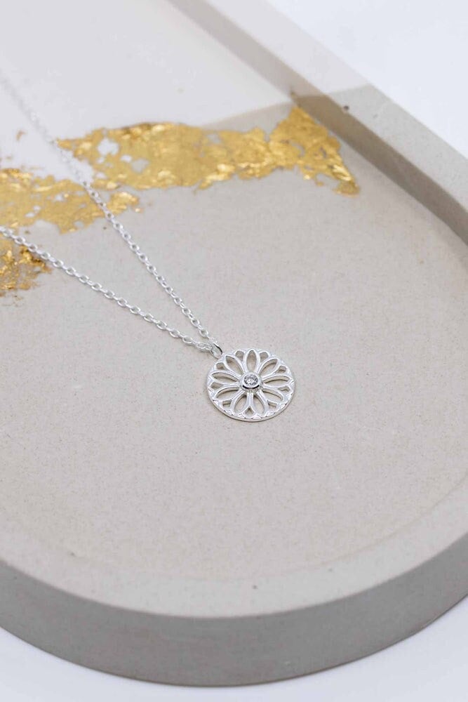 Silberkette Mit Anhänger // Kette Silber Geschenk Freundin von CataleaJewelry