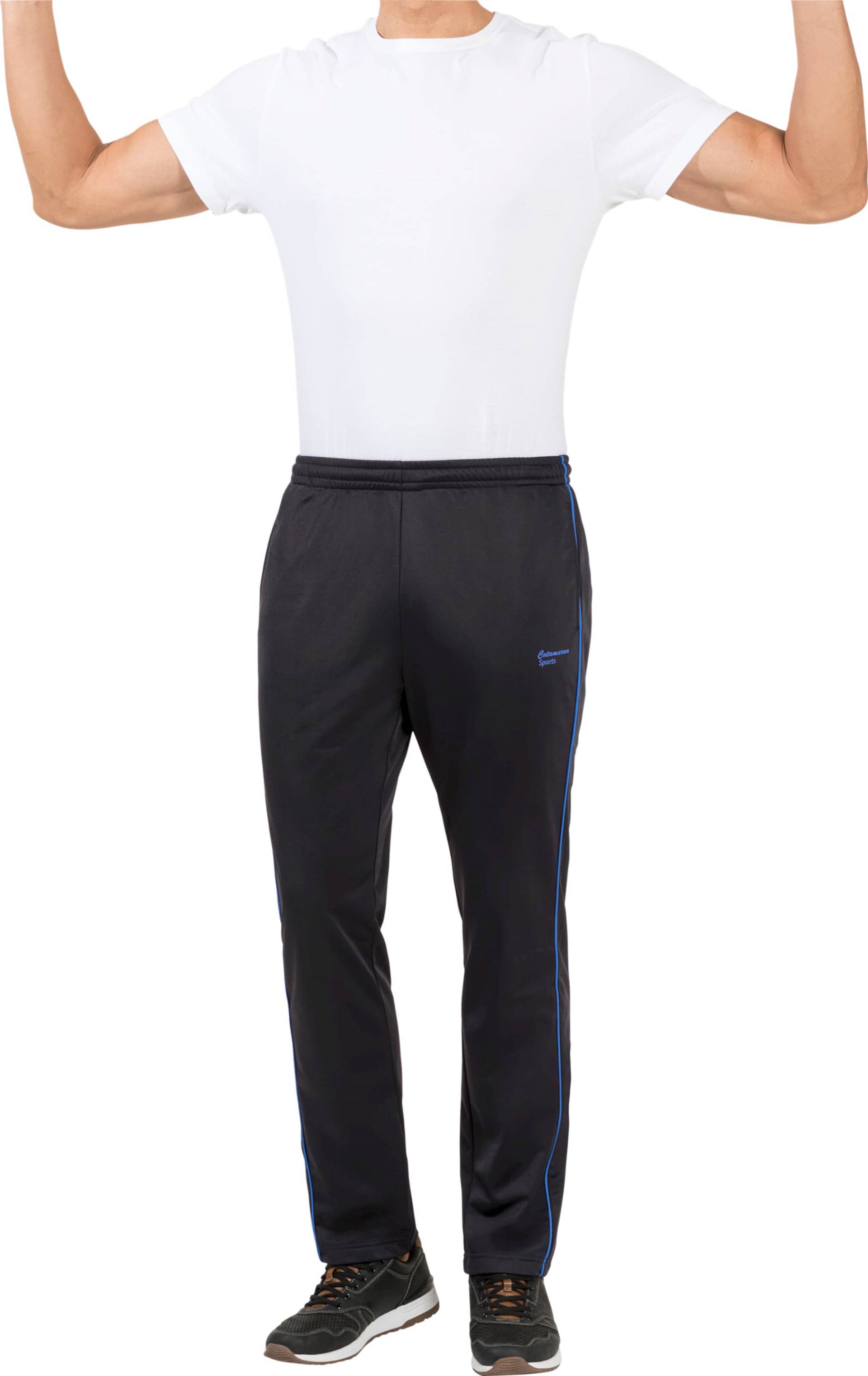 Sieh an! Herren Freizeithose schwarz-royalblau von Catamaran Sports