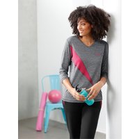 Witt Weiden Damen Funktions-Shirt grau-meliert-pink von Catamaran Sports