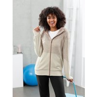 Witt Weiden Damen Strickfleece-Jacke rosenholz-meliert von Catamaran Sports