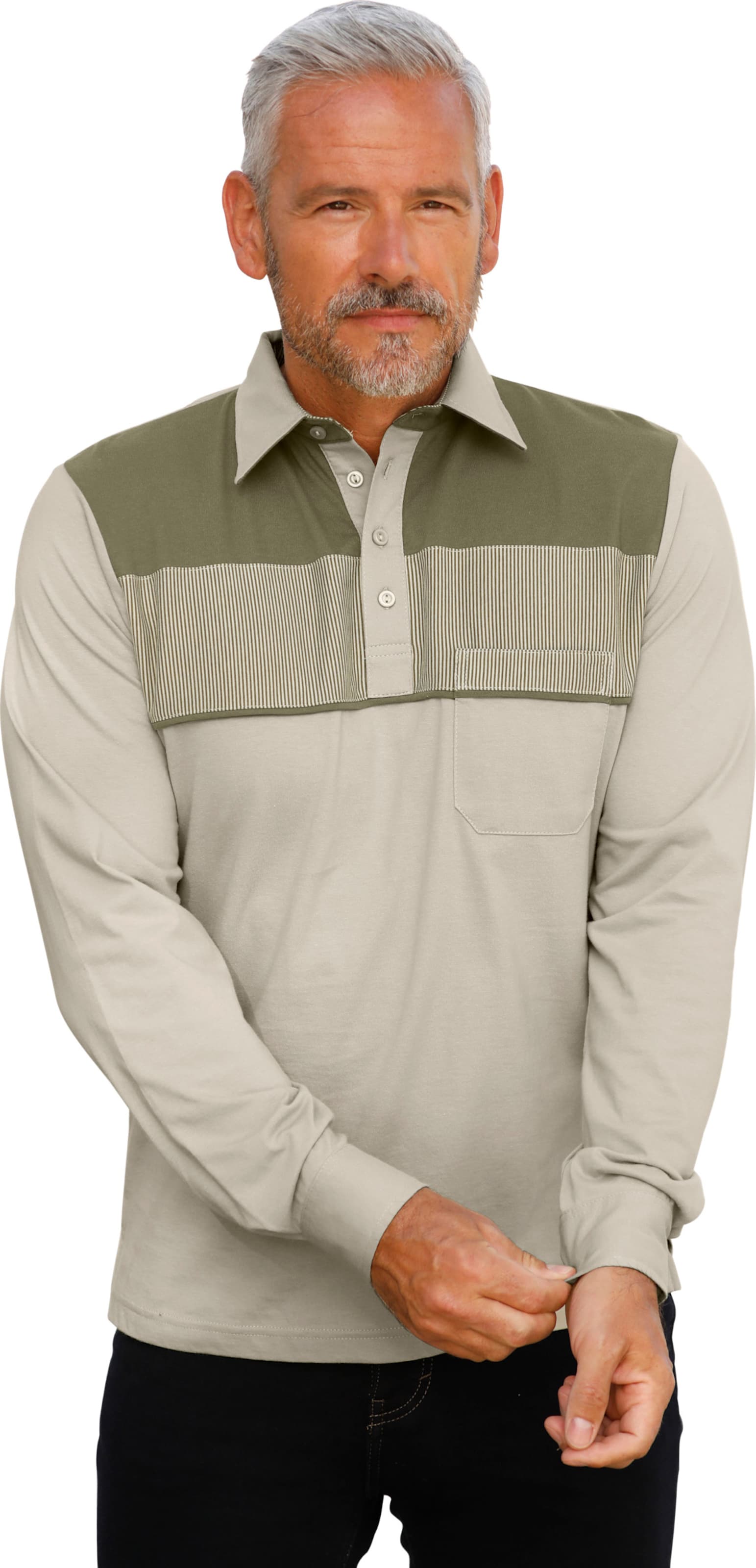 Langarm-Poloshirt Langarm-Poloshirt von Catamaran