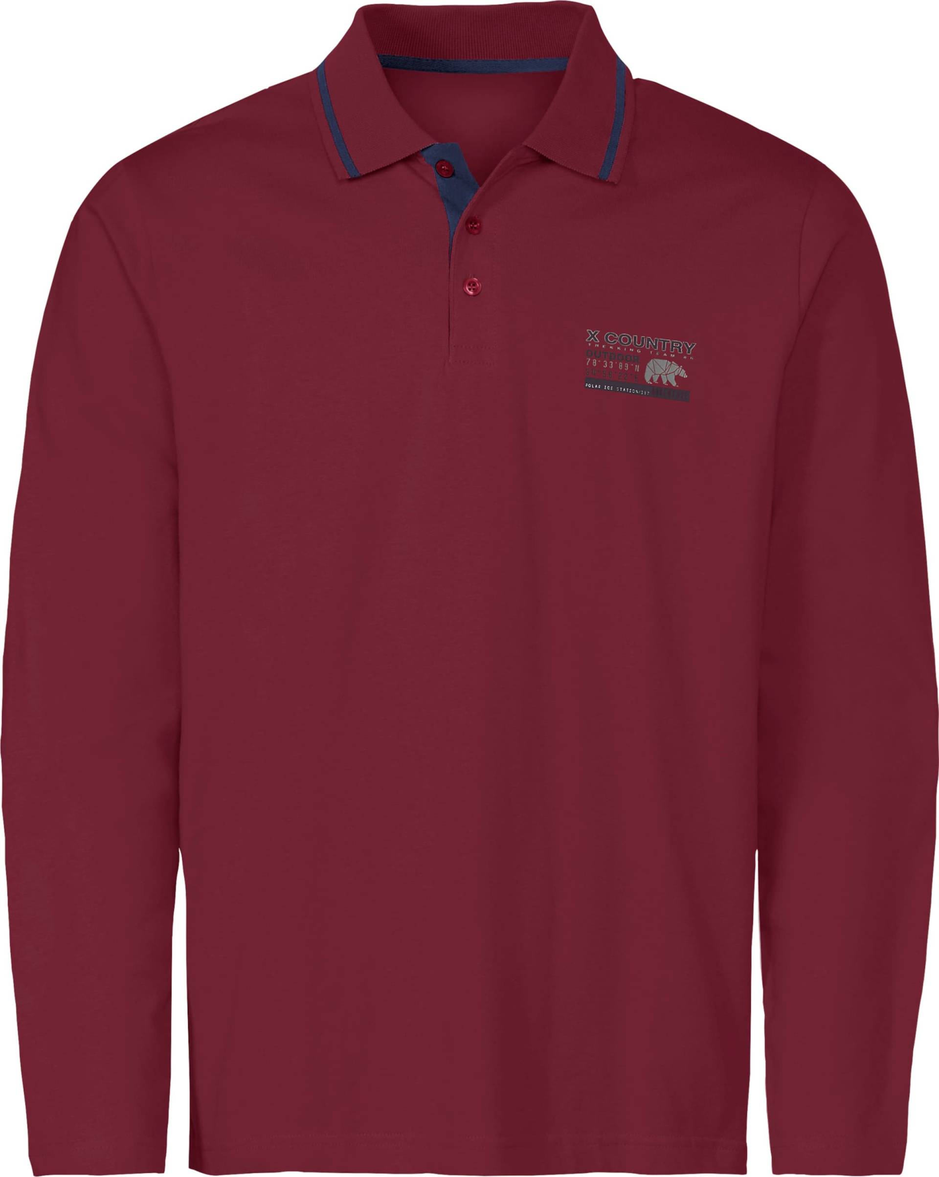 Langarm-Poloshirt von Catamaran