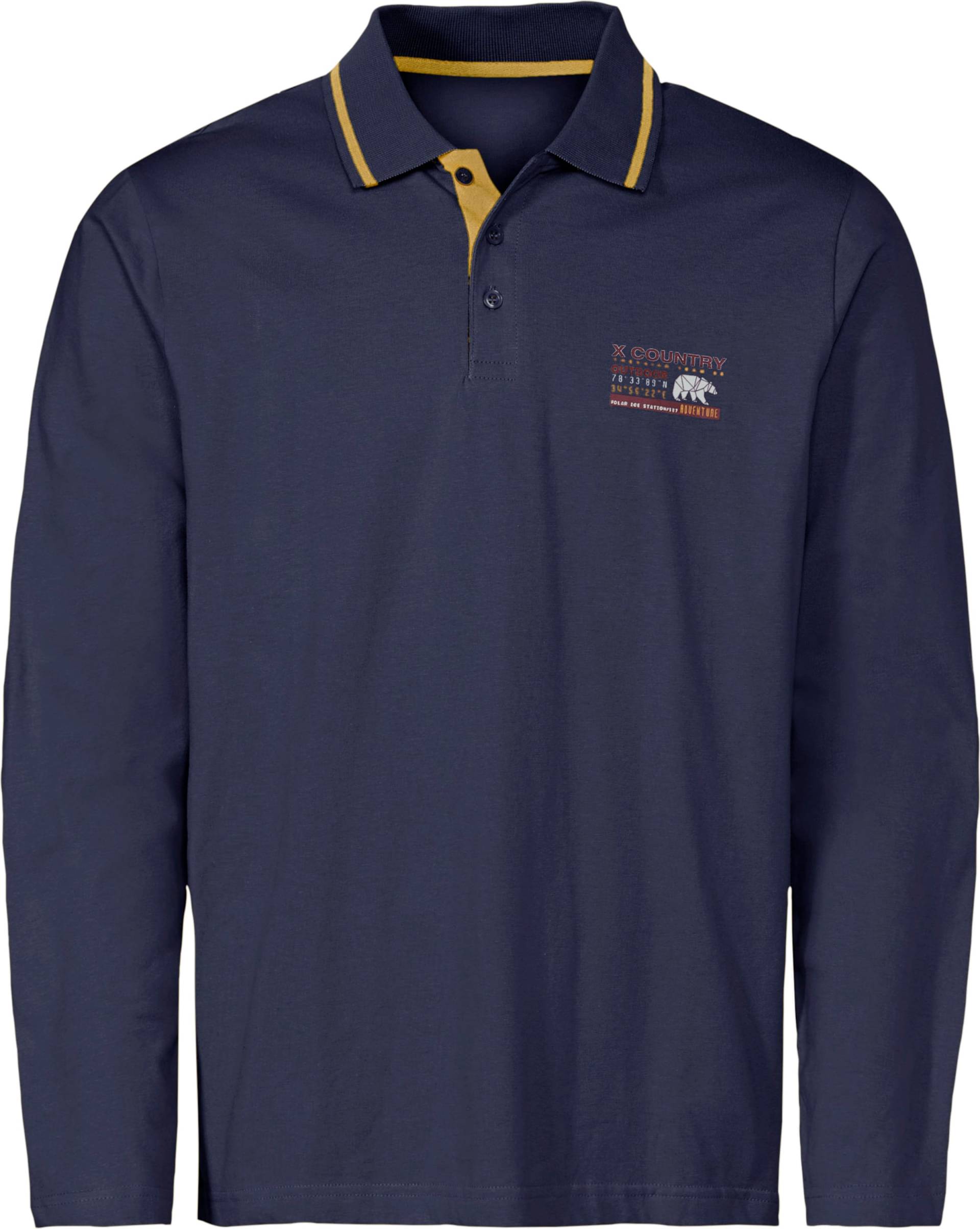 Langarm-Poloshirt Langarm-Poloshirt von Catamaran