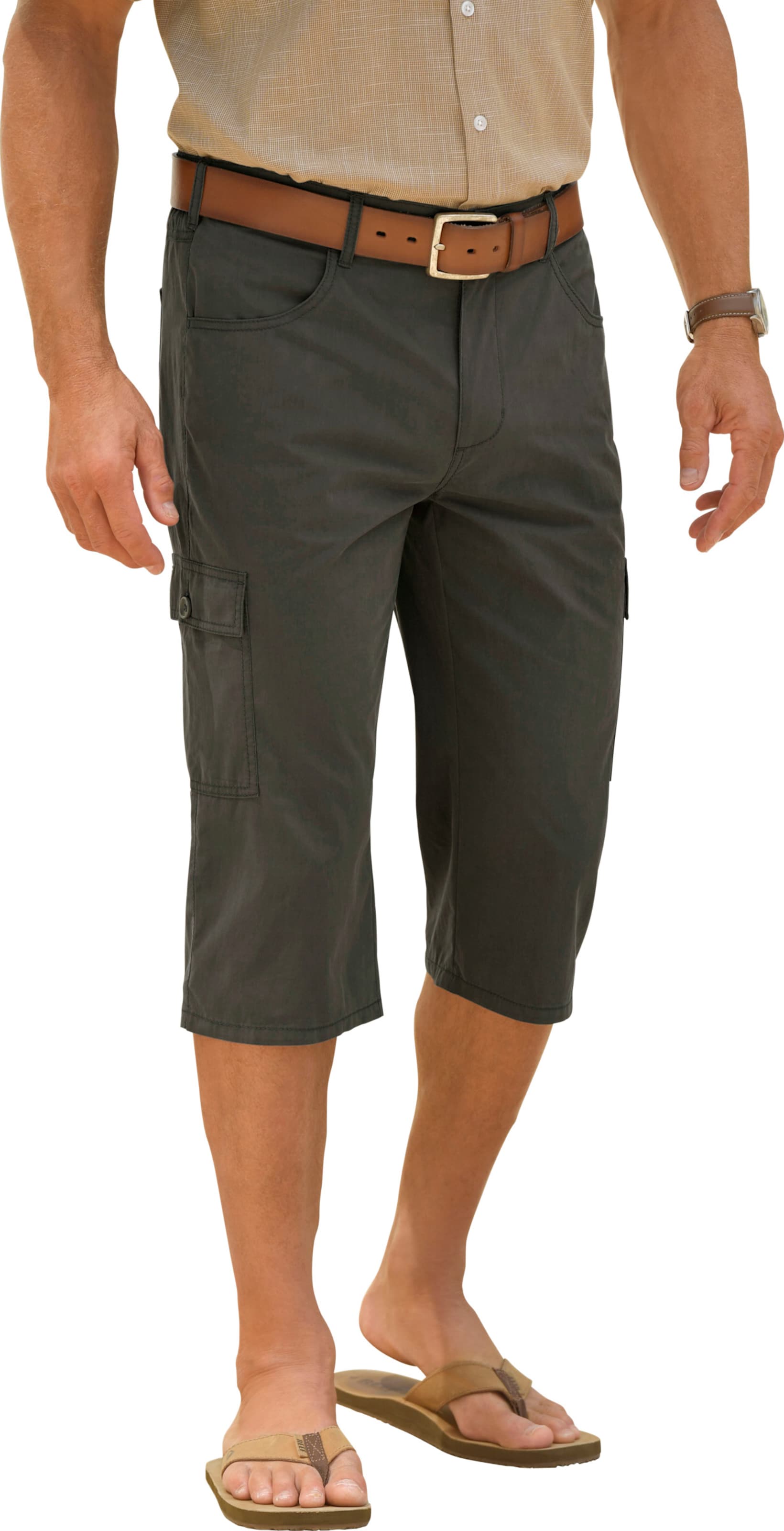 Sieh an! Herren 3/4-Hose oliv von Catamaran