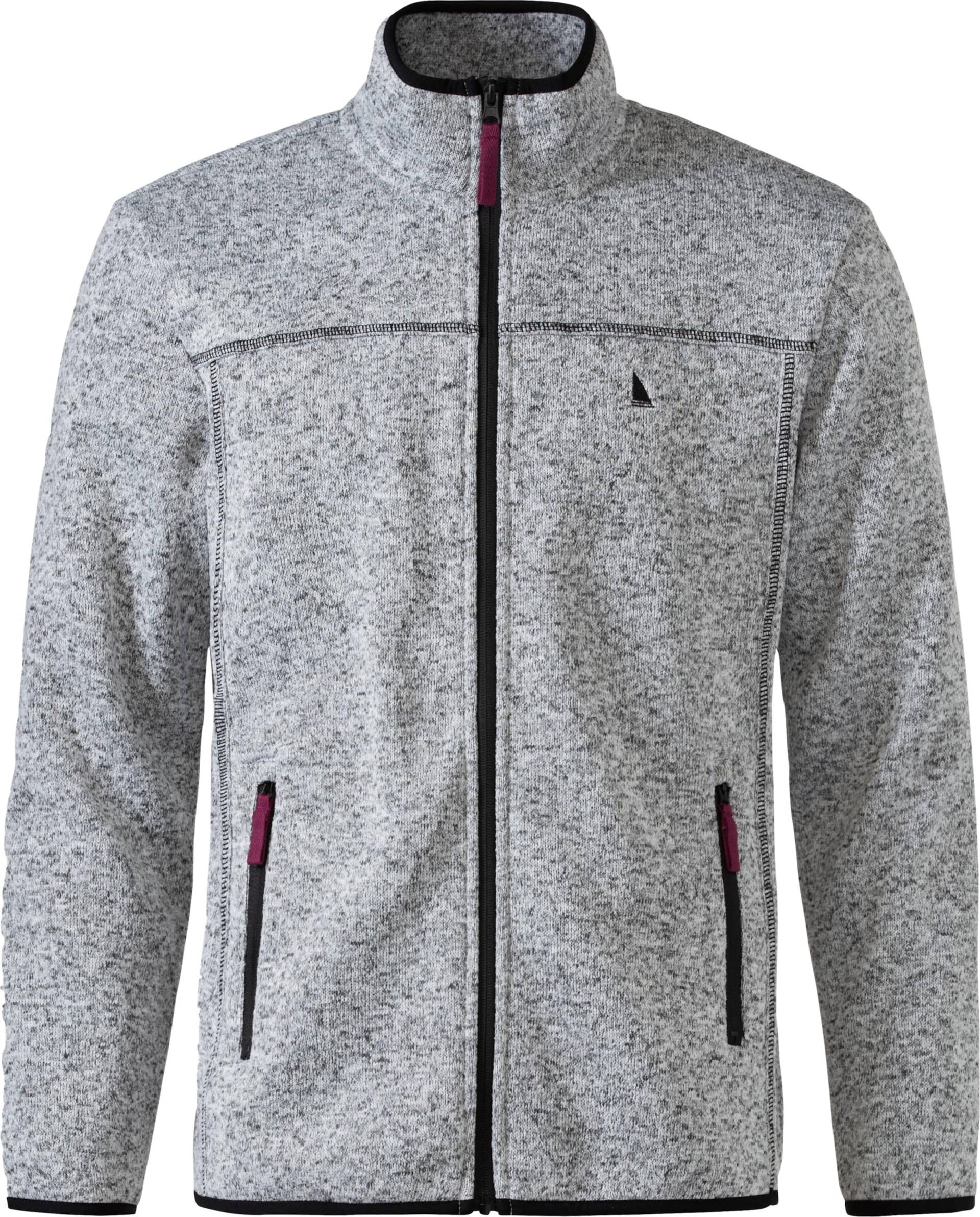 Sieh an! Herren Fleece-Jacke hellgrau-meliert von Catamaran