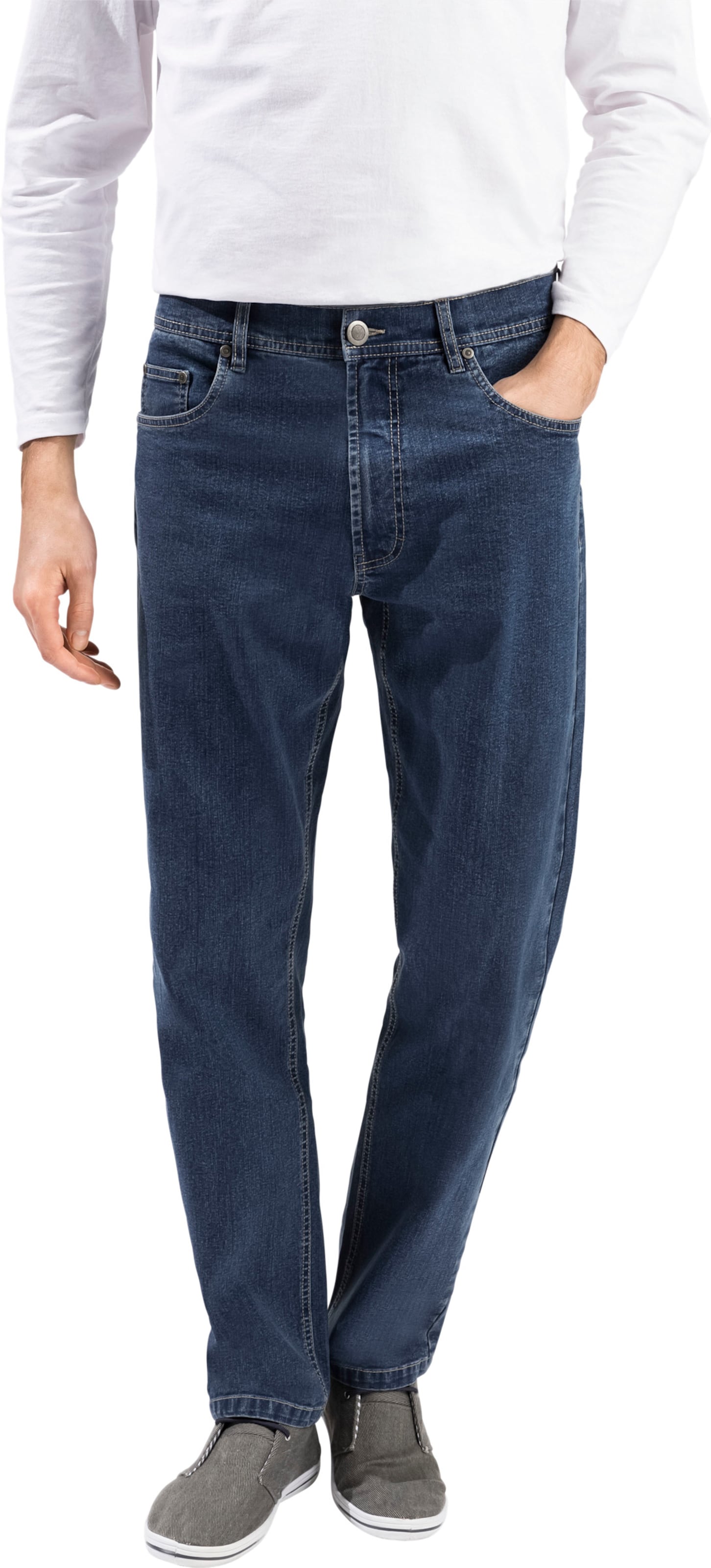 Sieh an! Herren Jeans blue-stone-washed von Catamaran