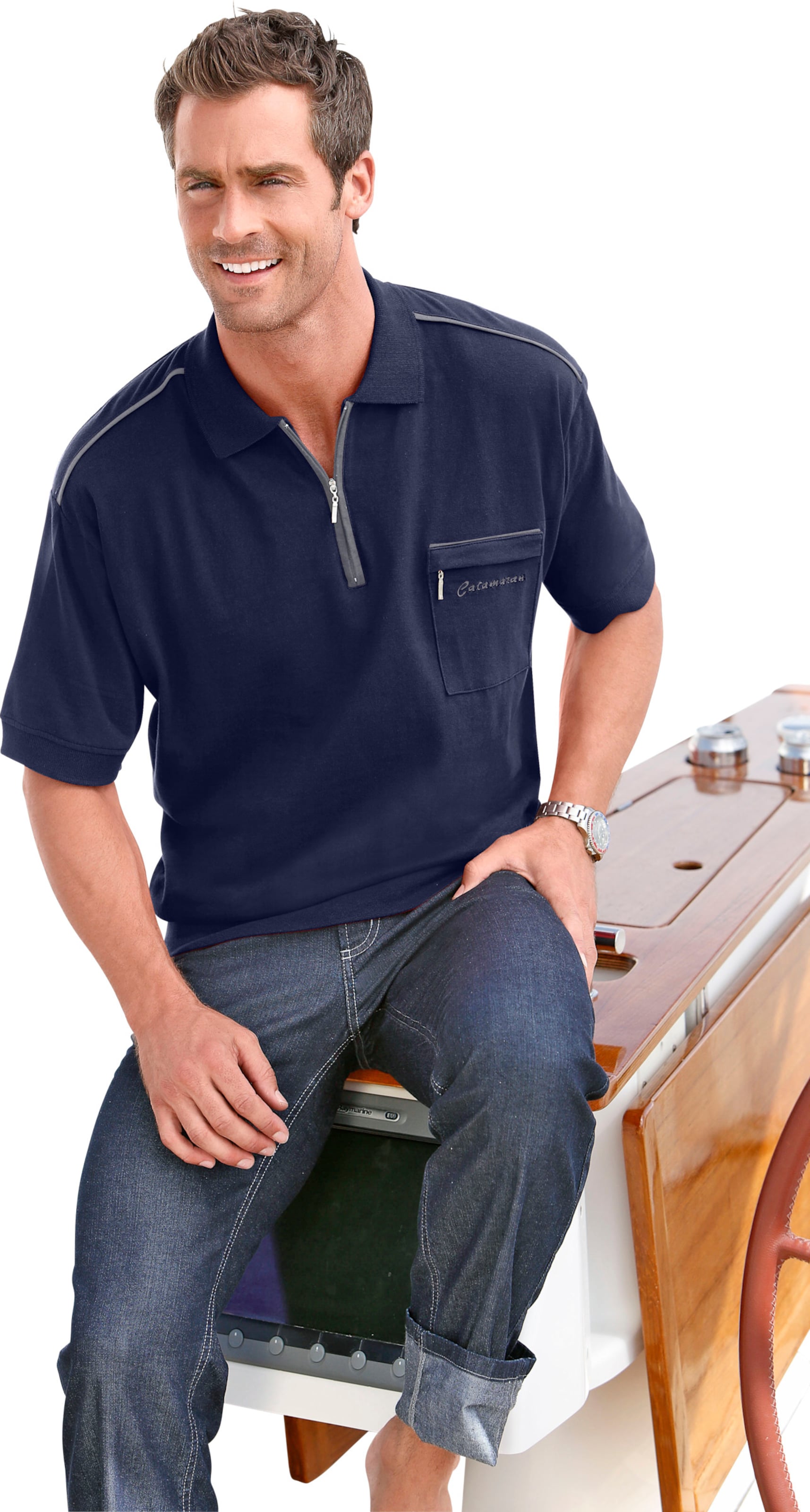 Kurzarm-Poloshirt Kurzarm-Poloshirt von Catamaran