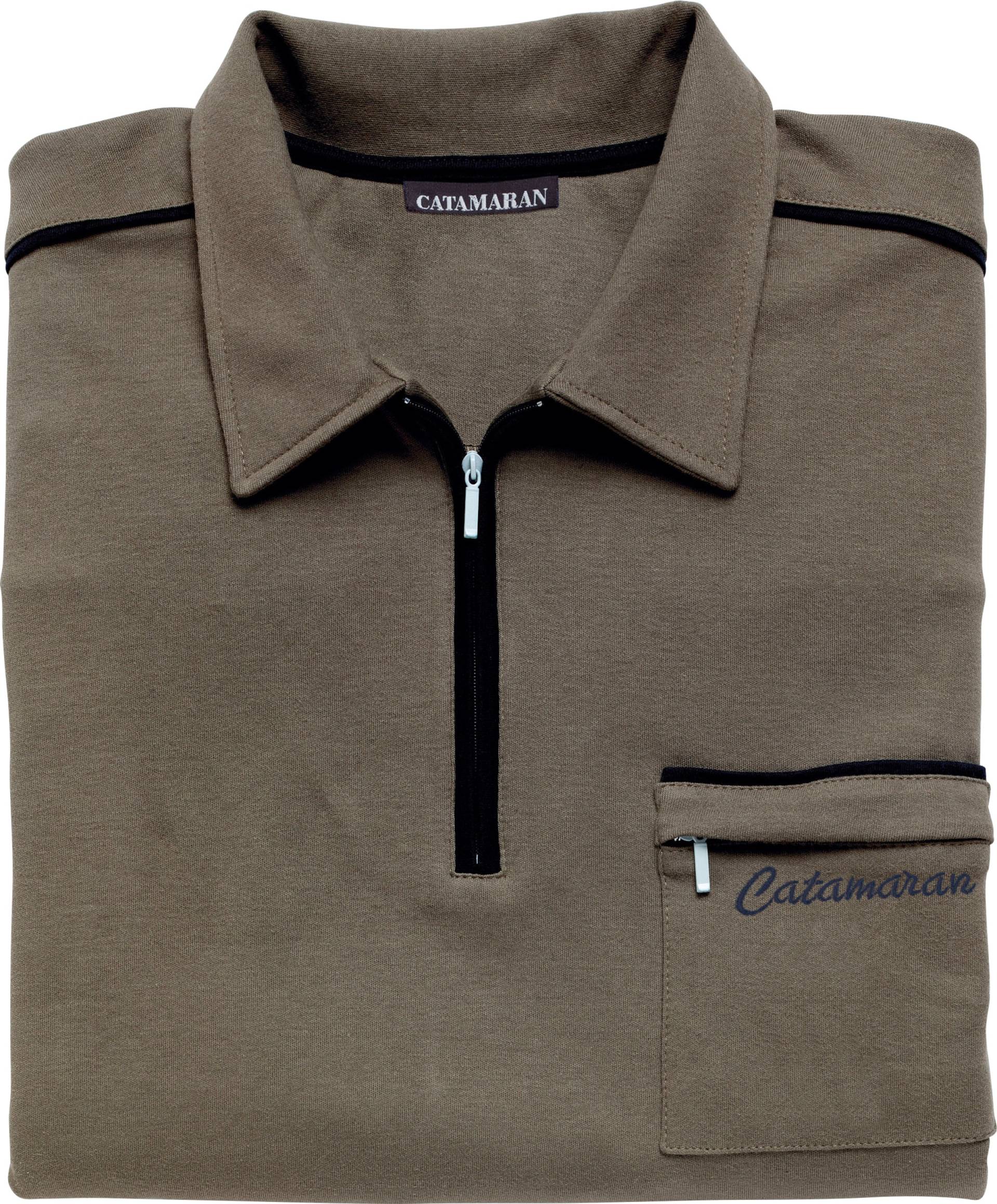 Sieh an! Herren Kurzarm-Poloshirt, schilf von Catamaran