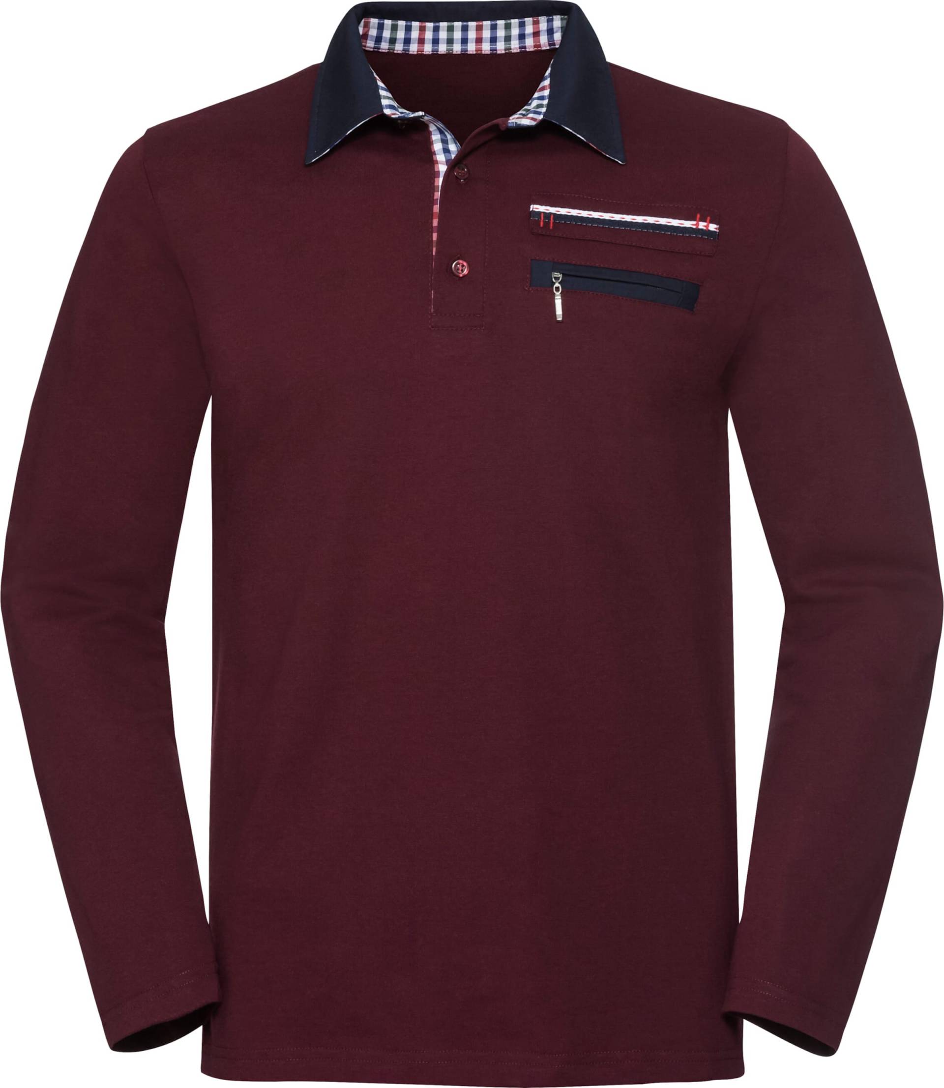 Sieh an! Herren Langarm-Shirt bordeaux von Catamaran