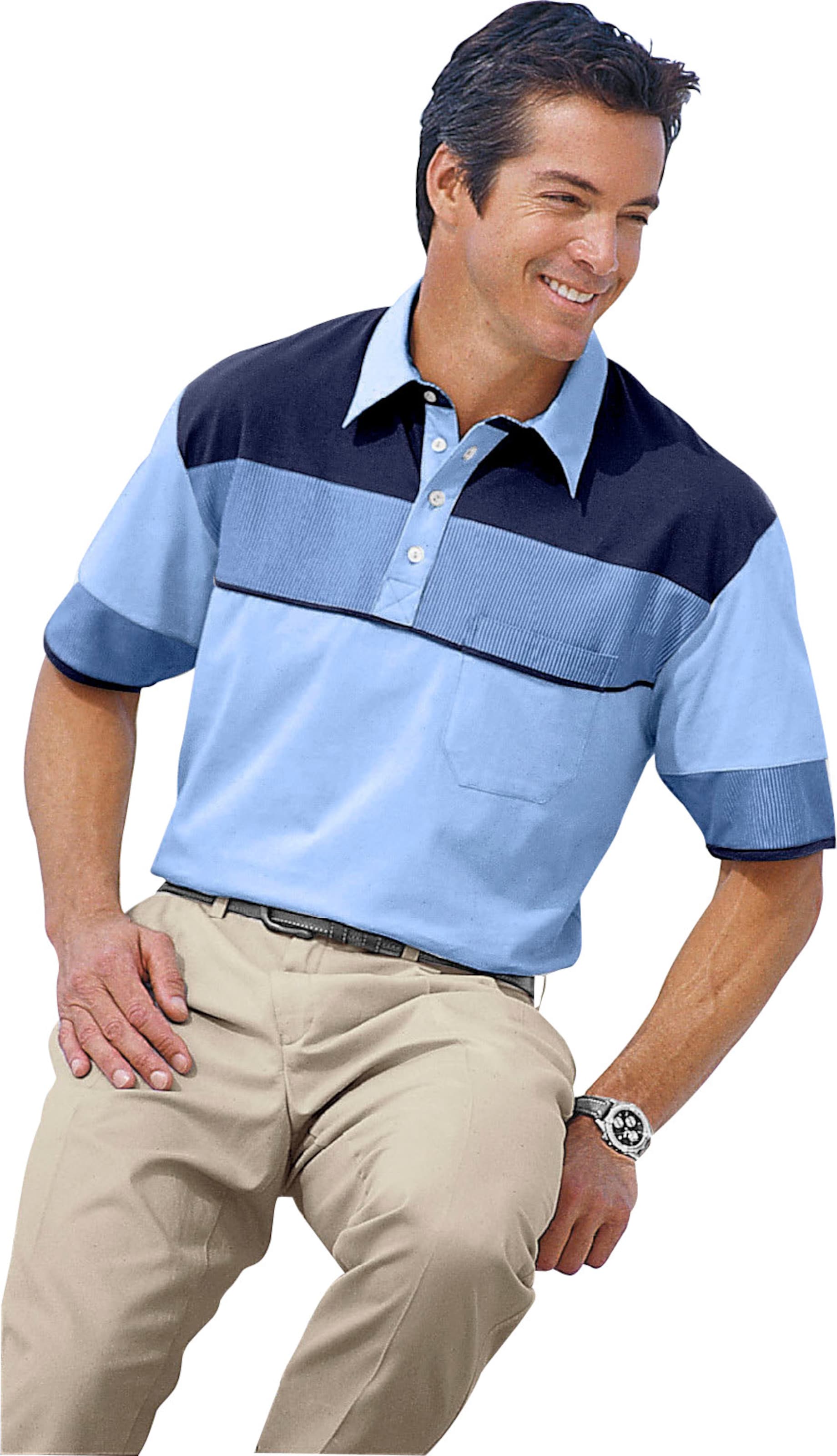 Sieh an! Herren Poloshirt bleu-marine von Catamaran