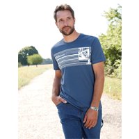 Witt Weiden Herren Doppelpack Shirts weiß + jeansblau von Catamaran