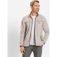 Witt Weiden Herren Fleece-Jacke beige-meliert von Catamaran