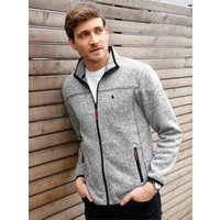 Witt Weiden Herren Fleece-Jacke hellgrau-meliert von Catamaran