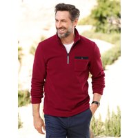 Witt Weiden Herren Fleece-Shirt dunkelrot von Catamaran