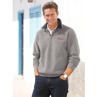 Witt Weiden Herren Fleecepullover grau-meliert von Catamaran