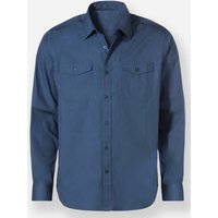 Witt Weiden Herren Langarm-Hemd jeansblau von Catamaran