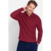 Witt Weiden Herren Langarm-Poloshirt dunkelrot von Catamaran