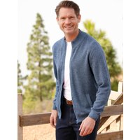 Witt Weiden Herren Strickjacke dunkelblau-meliert von Catamaran