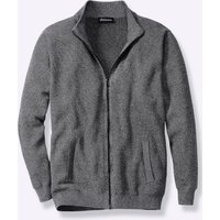 Witt Weiden Herren Strickjacke grau-meliert von Catamaran