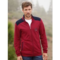 Witt Herren Sweatjacke, kirsche von Catamaran