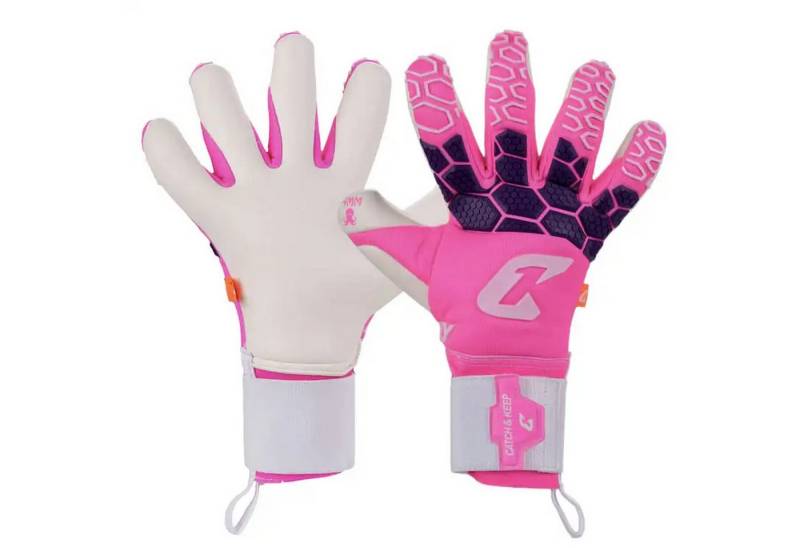 Catch & Keep Torwarthandschuhe Catch & Keep Fly Pink Soul Gr.10 atmungsaktiv von Catch & Keep