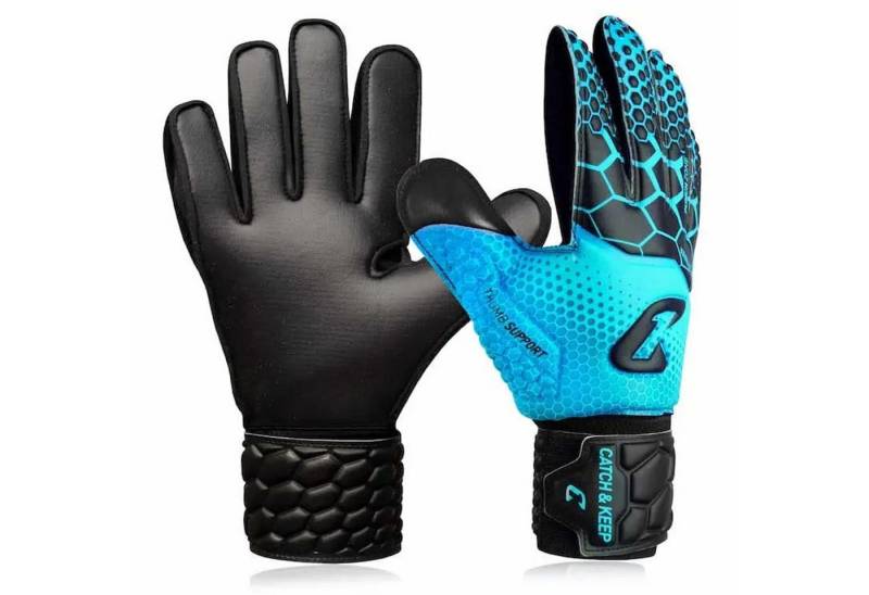 Catch & Keep Torwarthandschuhe Catch & Keep Kralle Junior Pro 3.0 Blau Kinder atmungsaktiv von Catch & Keep