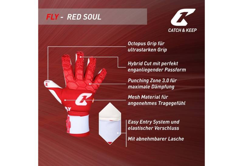 Catch & Keep Torwarthandschuhe Fly Soul Profi Torwarthandschuhe von Catch & Keep