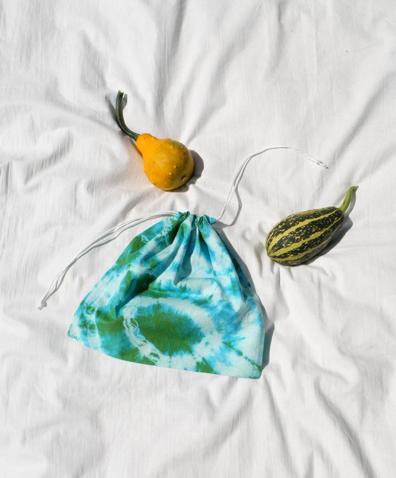 Krawattefarbstoff Drawstring Tasche, Obst Und Gemüse Null Abfallbeutel von CatchingOrion
