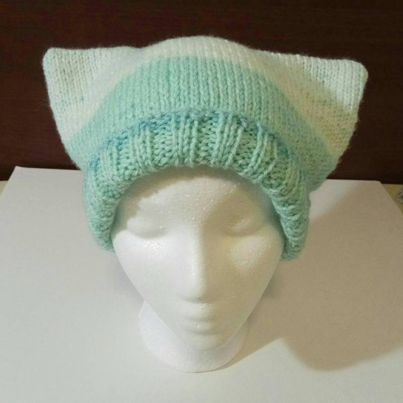 strickmütze/Katzenmütze - Helltürkis strickmütze/Katzenmütze - Helltürkis von Catcozy