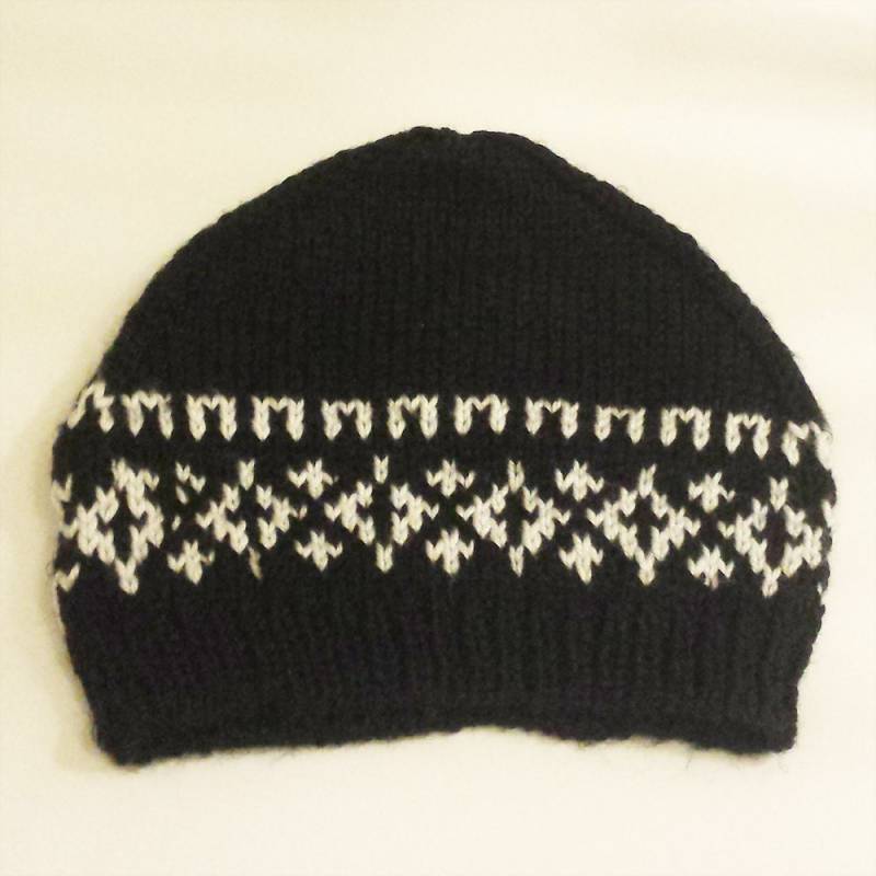 strickmütze - Schwarz Und Weiß von Catcozy
