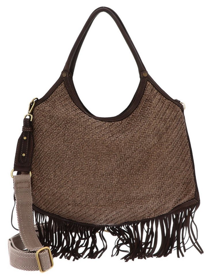 Caterina Lucchi Schultertasche Agata Pentagon Shopping Bag, aus echtem Kalbsleder von Caterina Lucchi