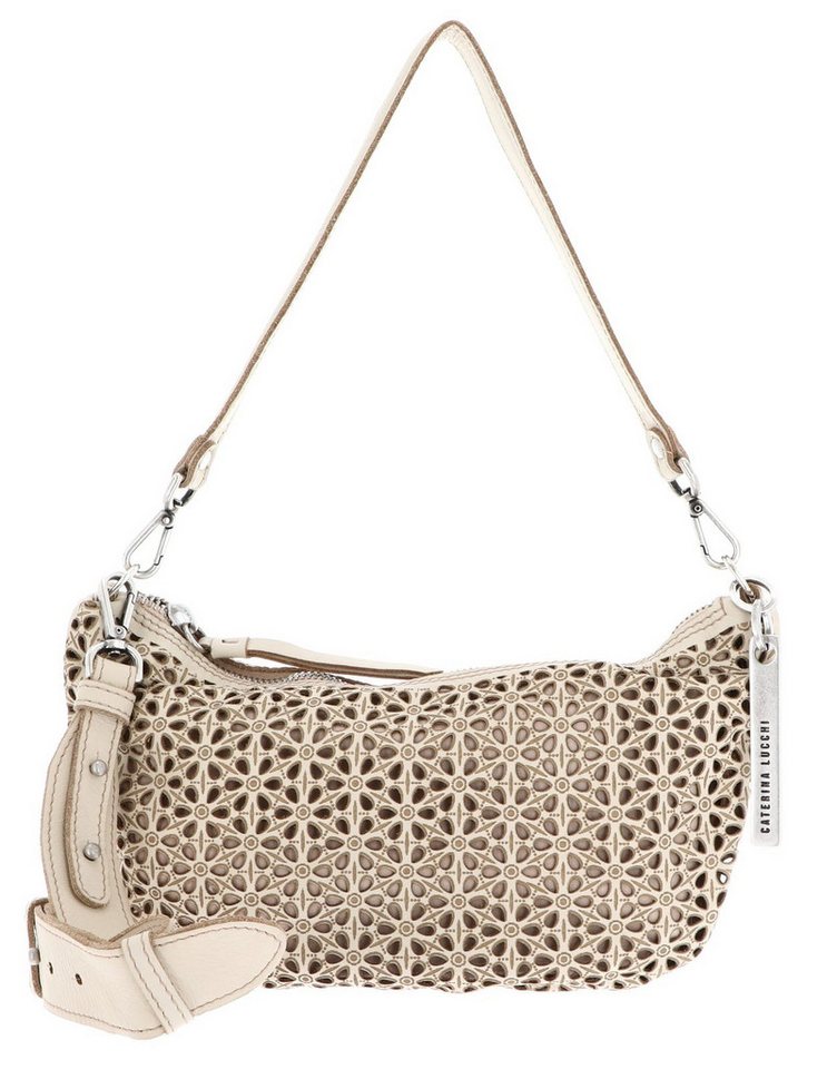 Caterina Lucchi Schultertasche Gloria Shoulder Bag, aus echtem Kalbsleder von Caterina Lucchi