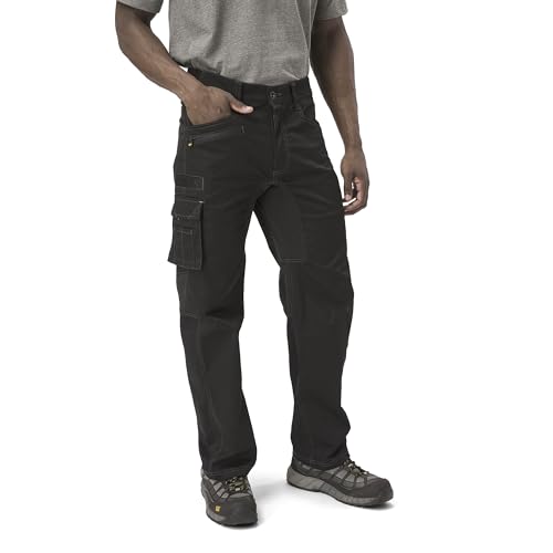 Caterpillar Big & Tall Operator Flex Trousers Black 44 34 von CAT