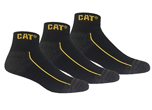 Caterpillar CAT ROBUST - lange und/oder kurze Arbeitssocken mit Cordura-Technologie (39-42, 12 Paar kurze Robust) von Caterpillar
