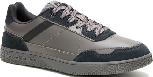 CAT Caterpillar Pause Retro Freizeitschuhe Turnschuhe Sneaker Herren (P726322 Dark Gull Grey, EU Schuhgrößensystem, Erwachsene, Herren, Numerisch, M, 43) von CAT