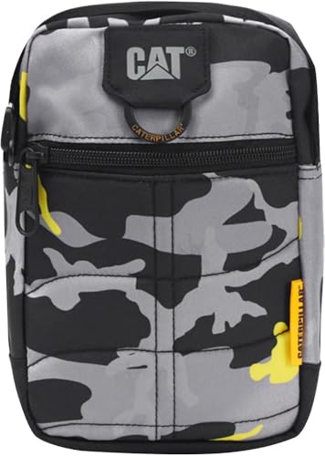 Caterpillar Cat Rodney Umhängetasche Schultertasche Tablet-Tasche (84059-634 Camo Black/Grey/Yellow) von Caterpillar