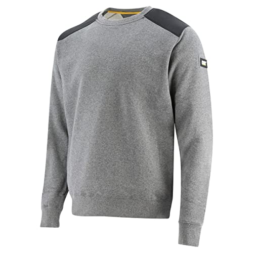 Caterpillar Essentials Crewneck Sweatshirt Dark Heather Grey von Caterpillar